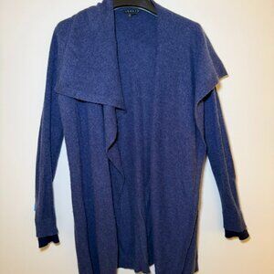 Theory Women's Blue and Navy Cardigan